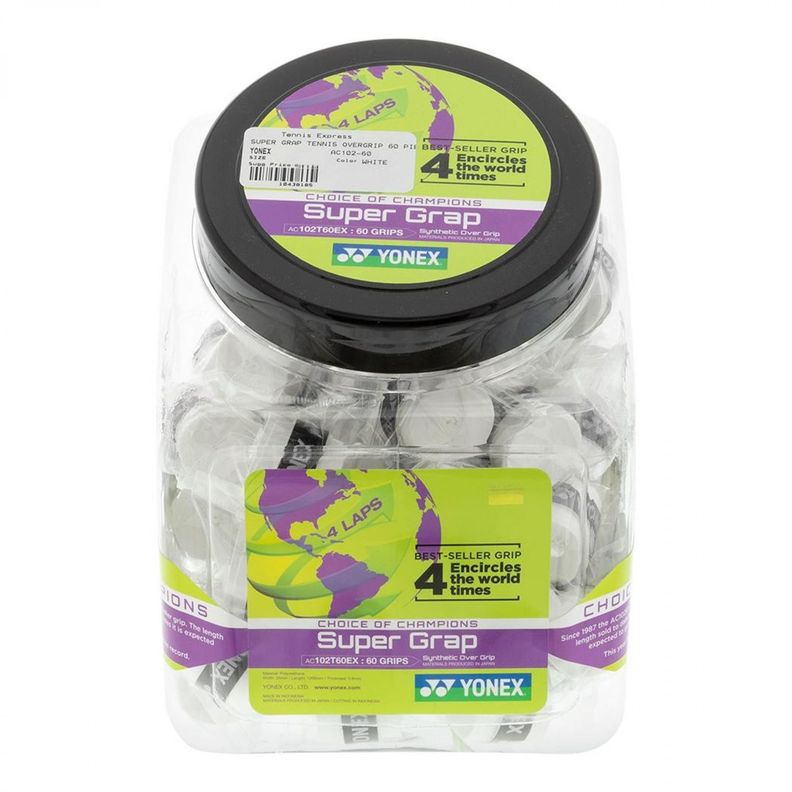 OVERGRIP YONEX SUPER GRAP BLANCO JARRO X60-0