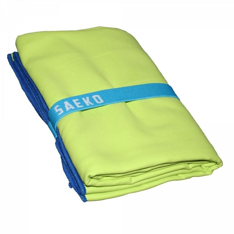 TOALLA DEPORTIVA SAEKO MICROFIBRA M 80X130 CMS. VERDE-0