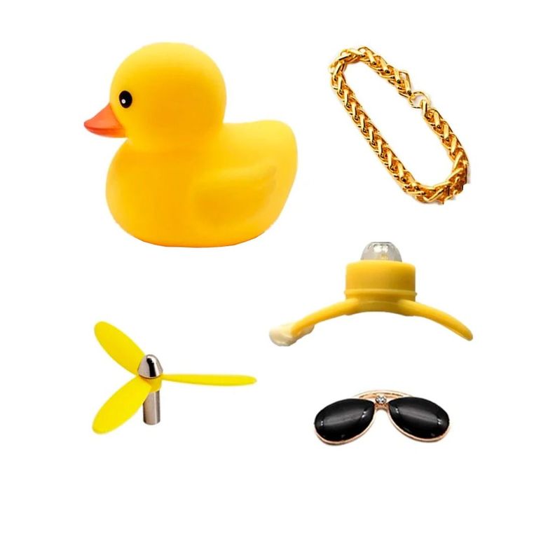 PATITO DE HULE FACHERO PARA TU BICI O CASCO SPIDER MAN-1