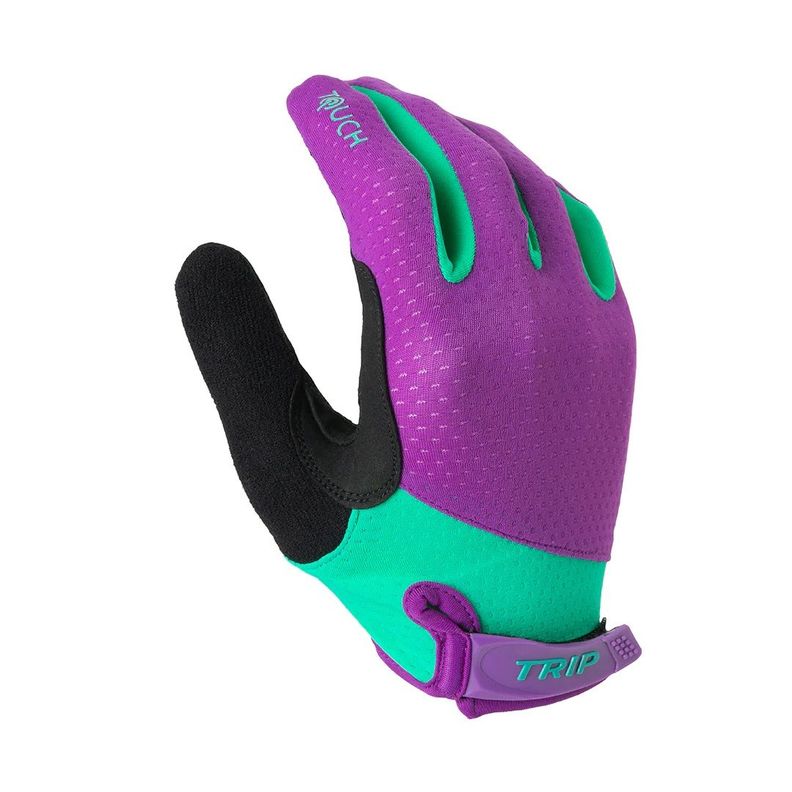 GUANTES BICI LARGOS  MUJER TRIP PURPLE/BLUE-0
