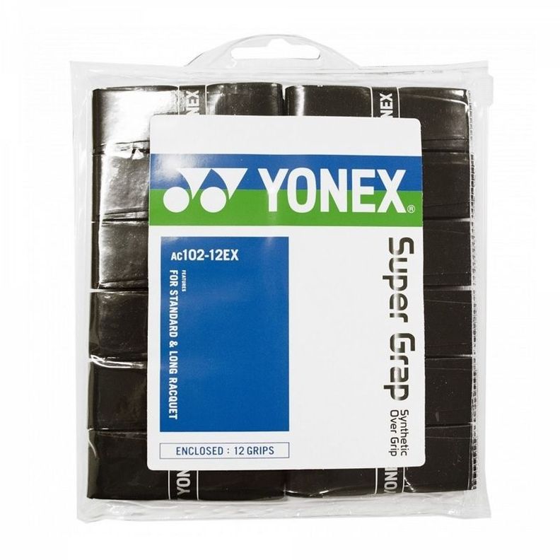 OVERGRIP YONEX SUPER GRAP NEGRO X12