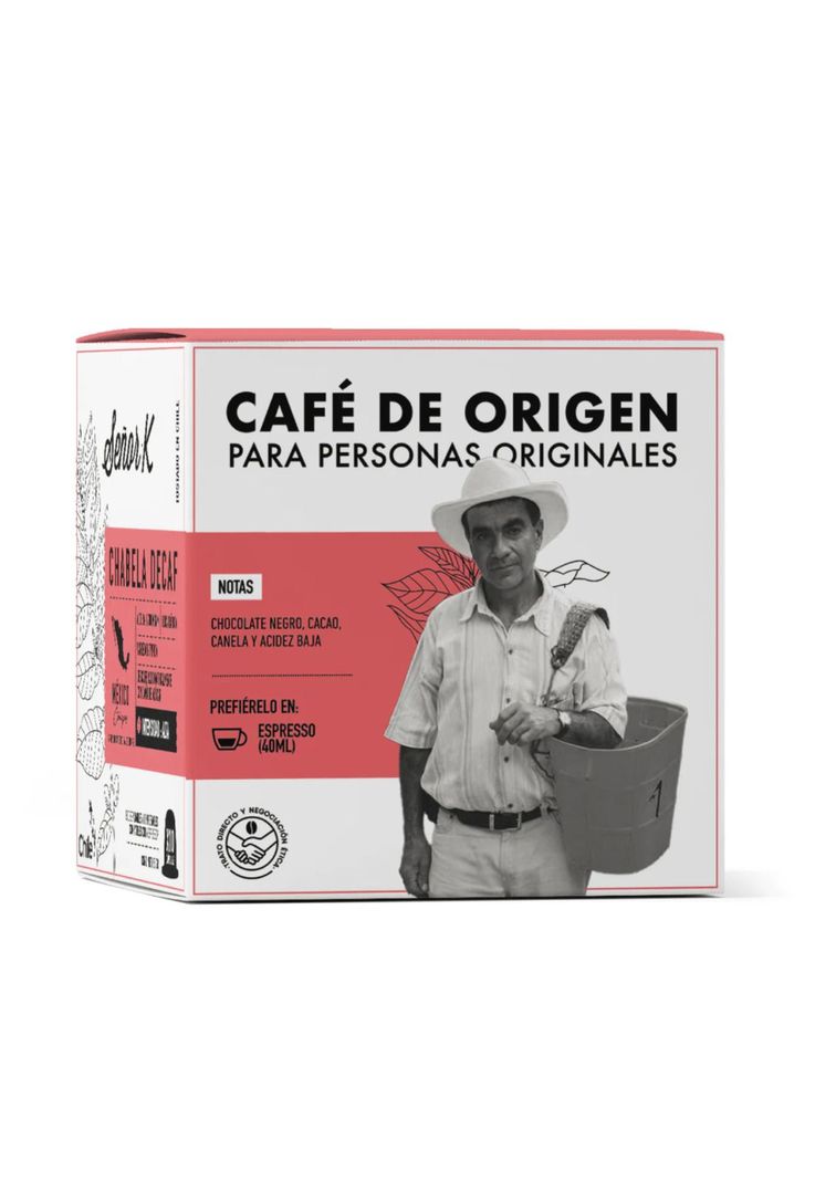 Cápsulas Nespresso Mexico Chabela Descaf X10 Café Señor K-1