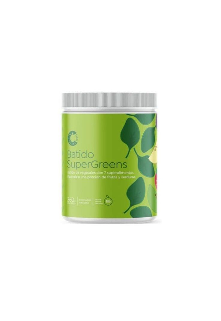 Batido Supergreens Frutas y Verduras Cáscara Foods 360gr-0