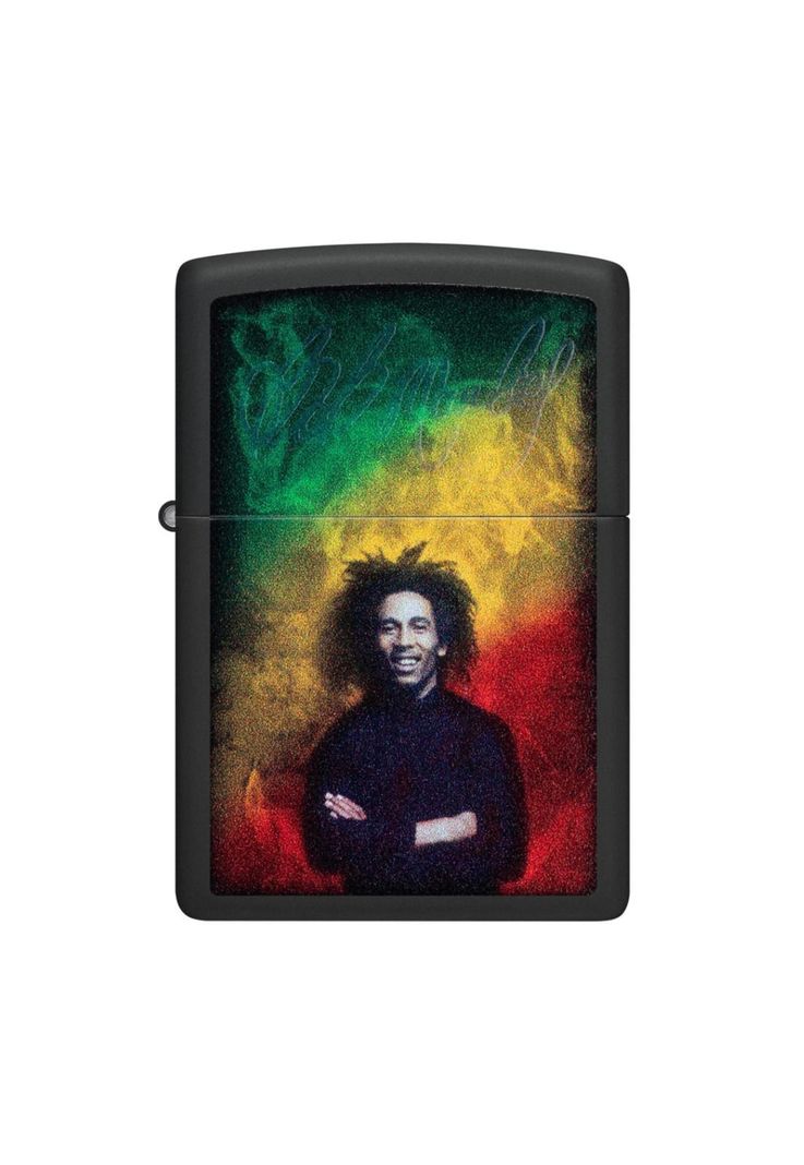Encendedor Zippo Bob Marley Negro ZP48674 (Talle:Tamaño Único)-0
