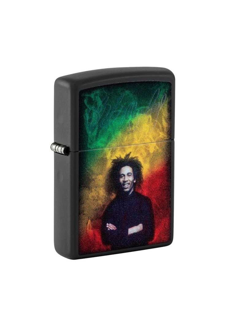 Encendedor Zippo Bob Marley Negro ZP48674 (Talle:Tamaño Único)-2