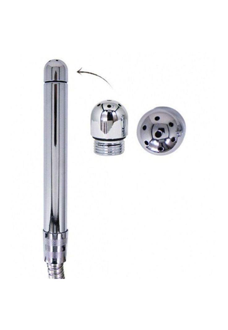 Ducha Anal Vaginal Enema Para Lavado Enjuague 3 Cabezales-2