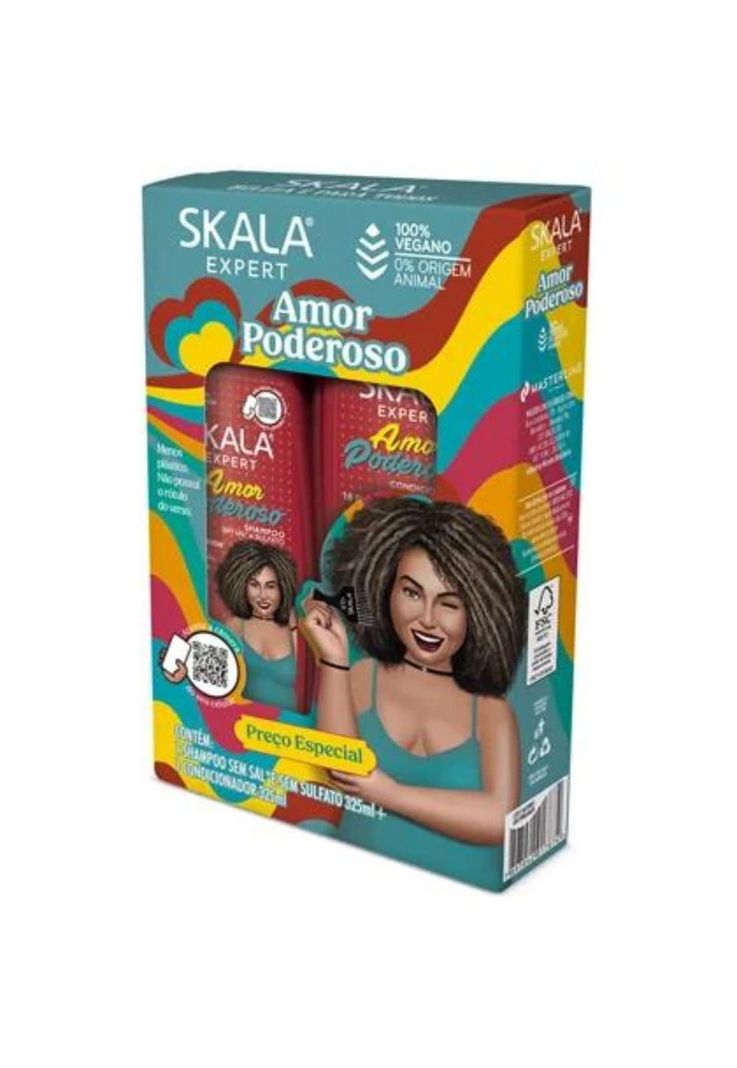 Kit Shampoo Acondicionador Amor Poderoso Skala 325ml c/u-0