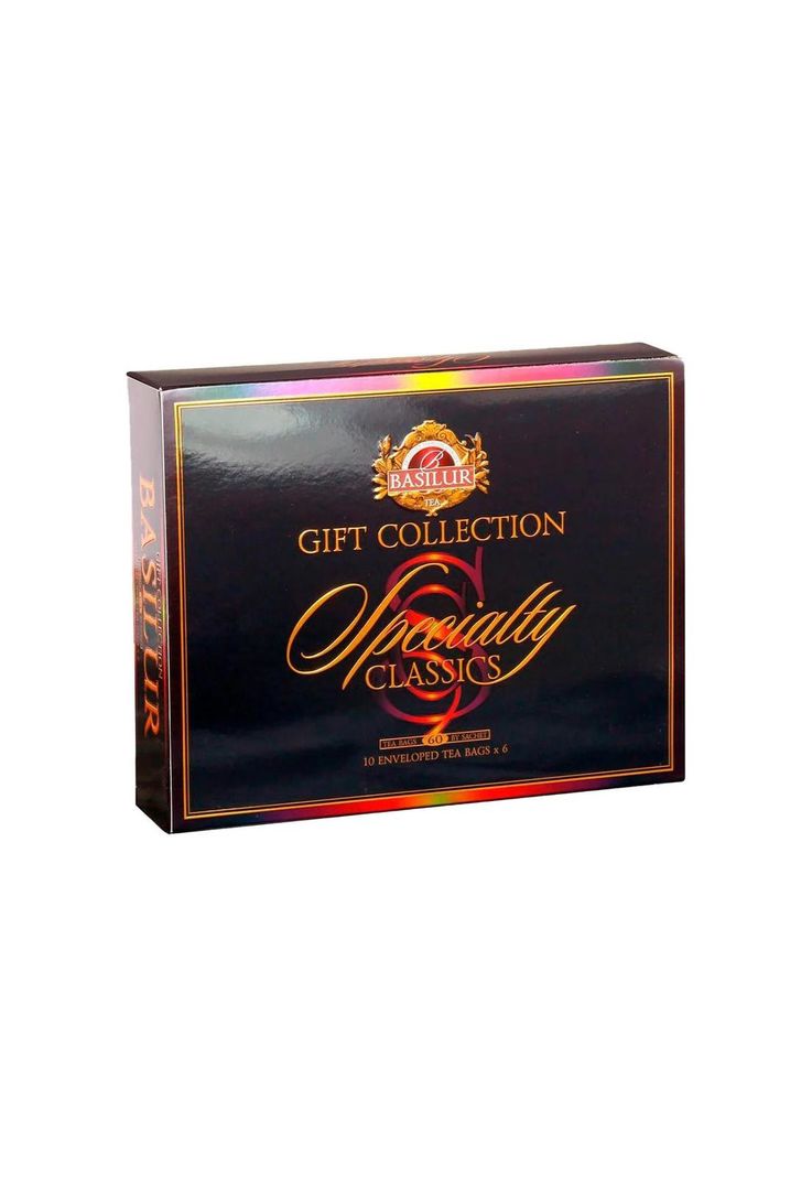 Te Negro Verde Basilur Specialty Classics Caja 60 Bolsas-0