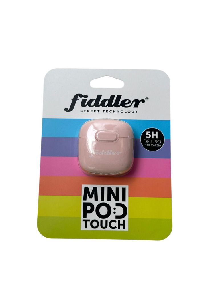 Audifono Fiddler Colors Rosa Mini Pod Touch Inalambrico-1