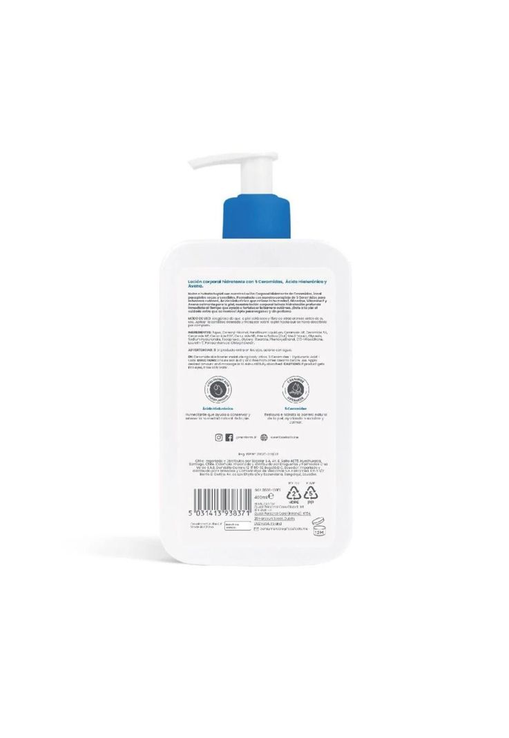 Locion Corporal Hidratante Piel Seca a Muy Seca 400ml Ceramide-2
