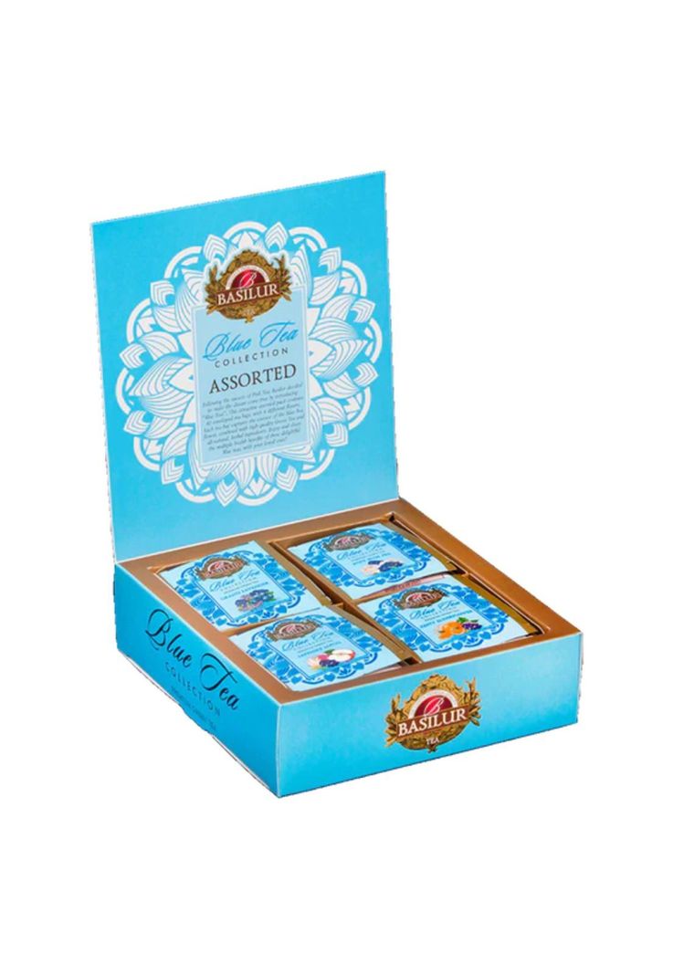 Te Verde Azul Blue Tea Basilur 40 bolsas-1