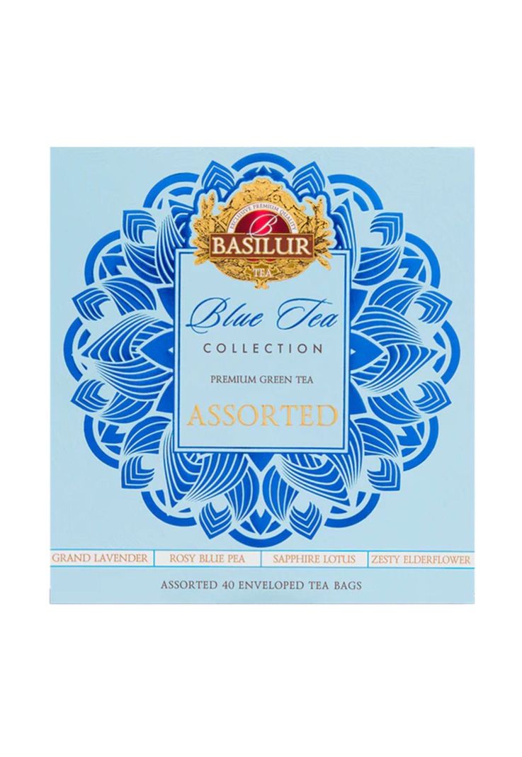 Te Verde Azul Blue Tea Basilur 40 bolsas-3