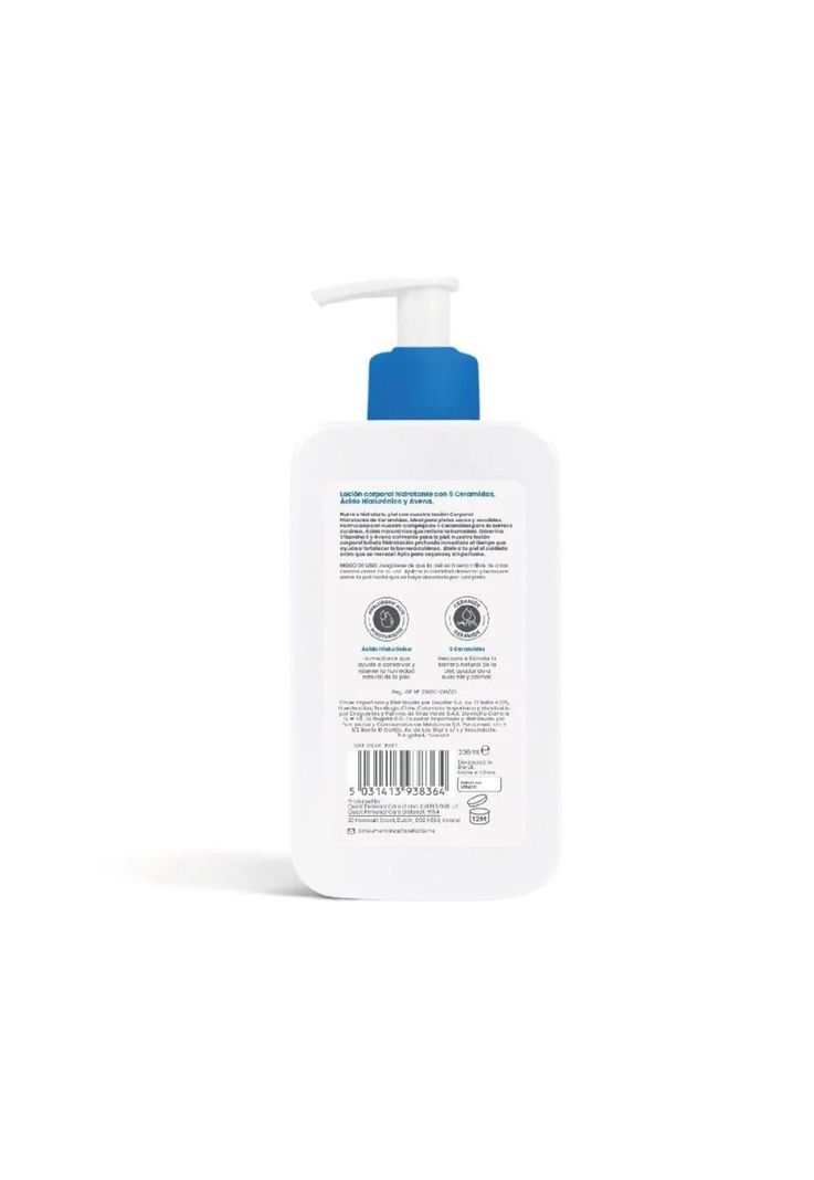 Locion Corporal Hidratante Piel Seca a Muy Seca 236ml Ceramide-1