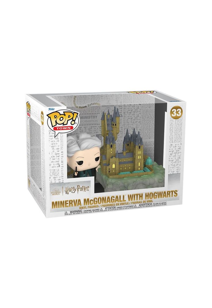 Funko Pop Town Harry Potter Minerva McGonagall w/Hogwarts 33-2