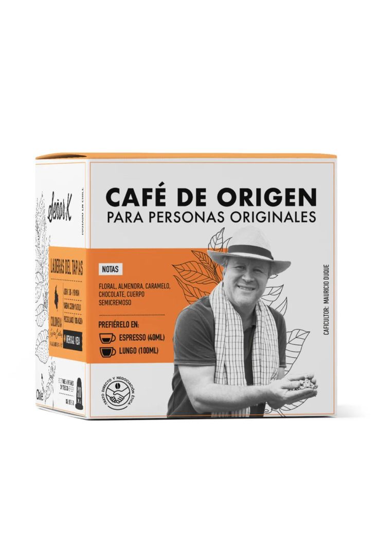 Cápsulas Nespresso Colombia Laderas Tapias X10 Cafe Señor K-1