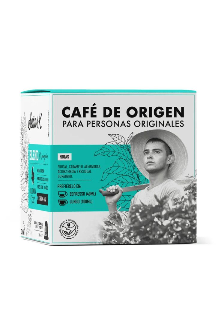 Cápsulas Nespresso BLEND Manizales X10 café Señor K-1
