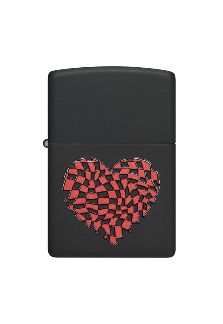 Encendedor Zippo Heart Design Negro ZP48719 (Talle:Tamaño Único)-0
