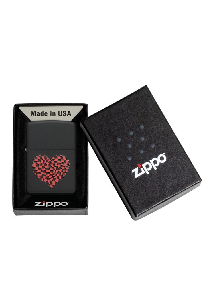 Encendedor Zippo Heart Design Negro ZP48719 (Talle:Tamaño Único)-5