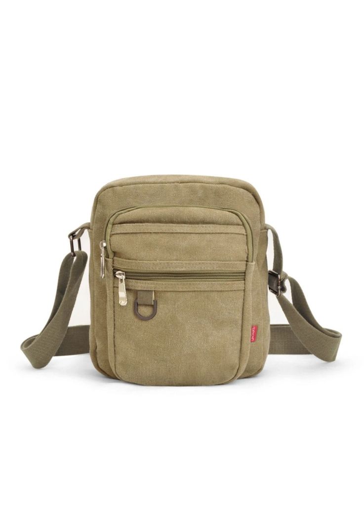 Bolso Morral Canvas Elbrus Kaki Lincoln's-0