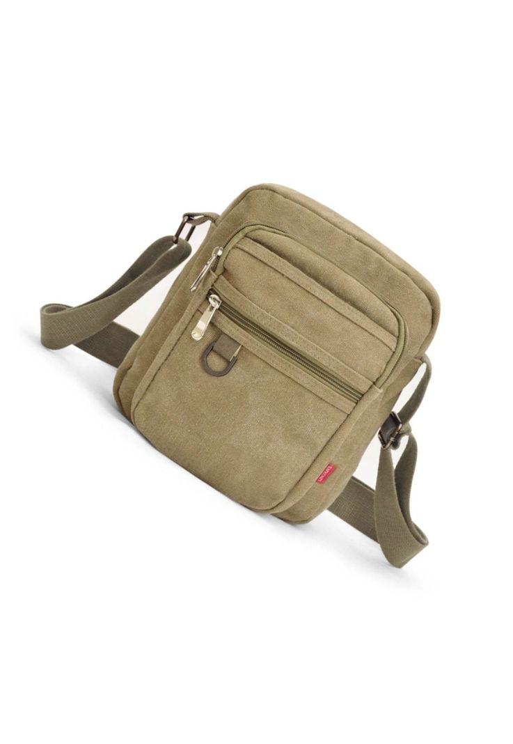 Bolso Morral Canvas Elbrus Kaki Lincoln's-1