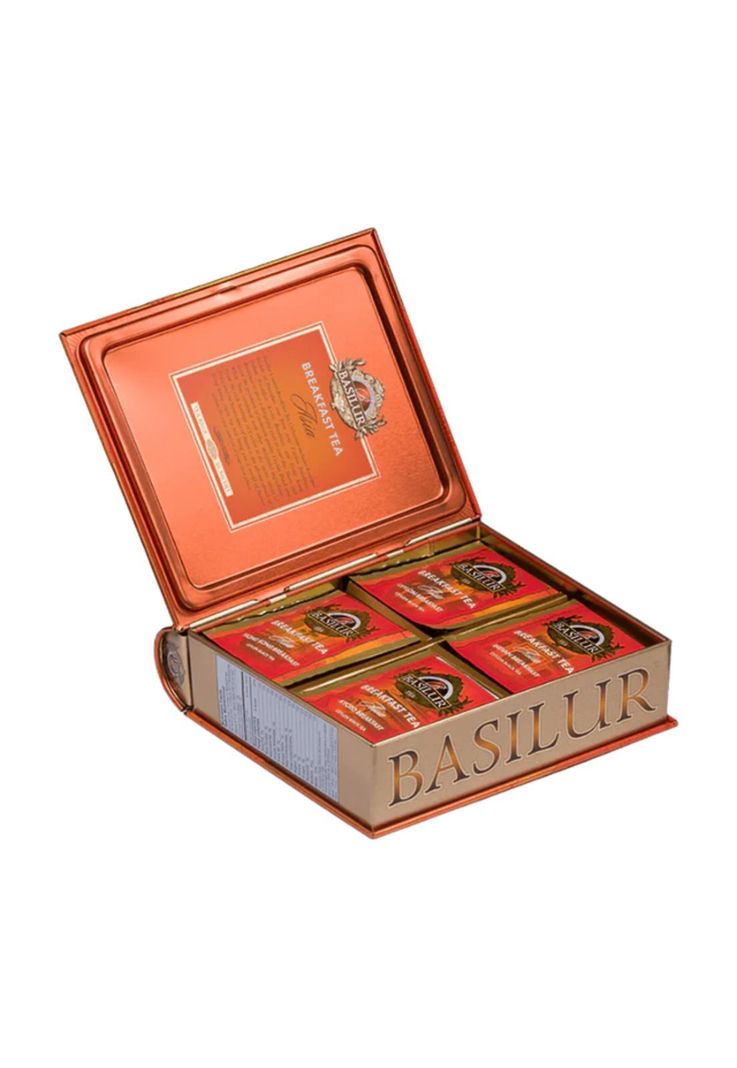 Te Negro Surtido Basilur Libro Breakfast Asia 32 Bolsas.-2
