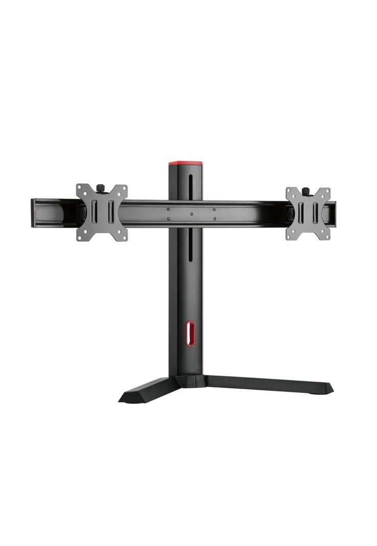 Soporte Doble Monitor TV con Base 17" A 27" Macrotel-0