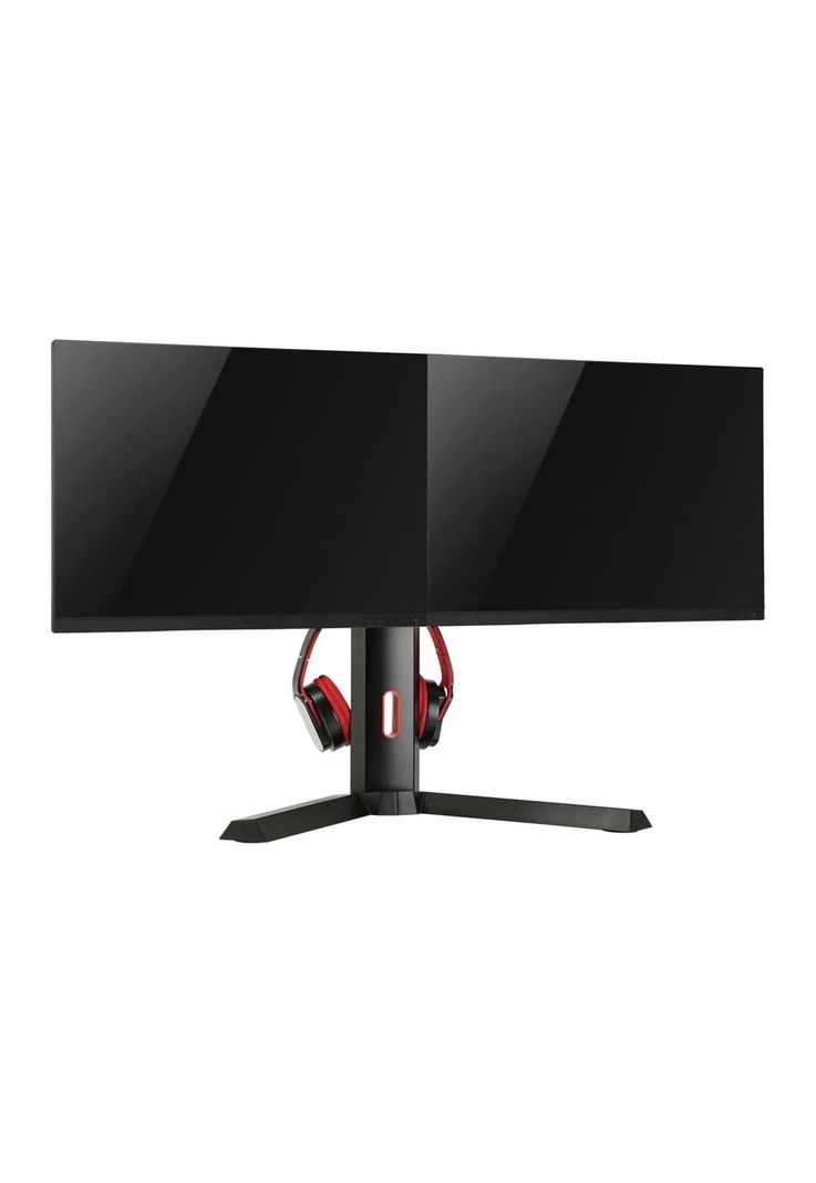 Soporte Doble Monitor TV con Base 17" A 27" Macrotel-7