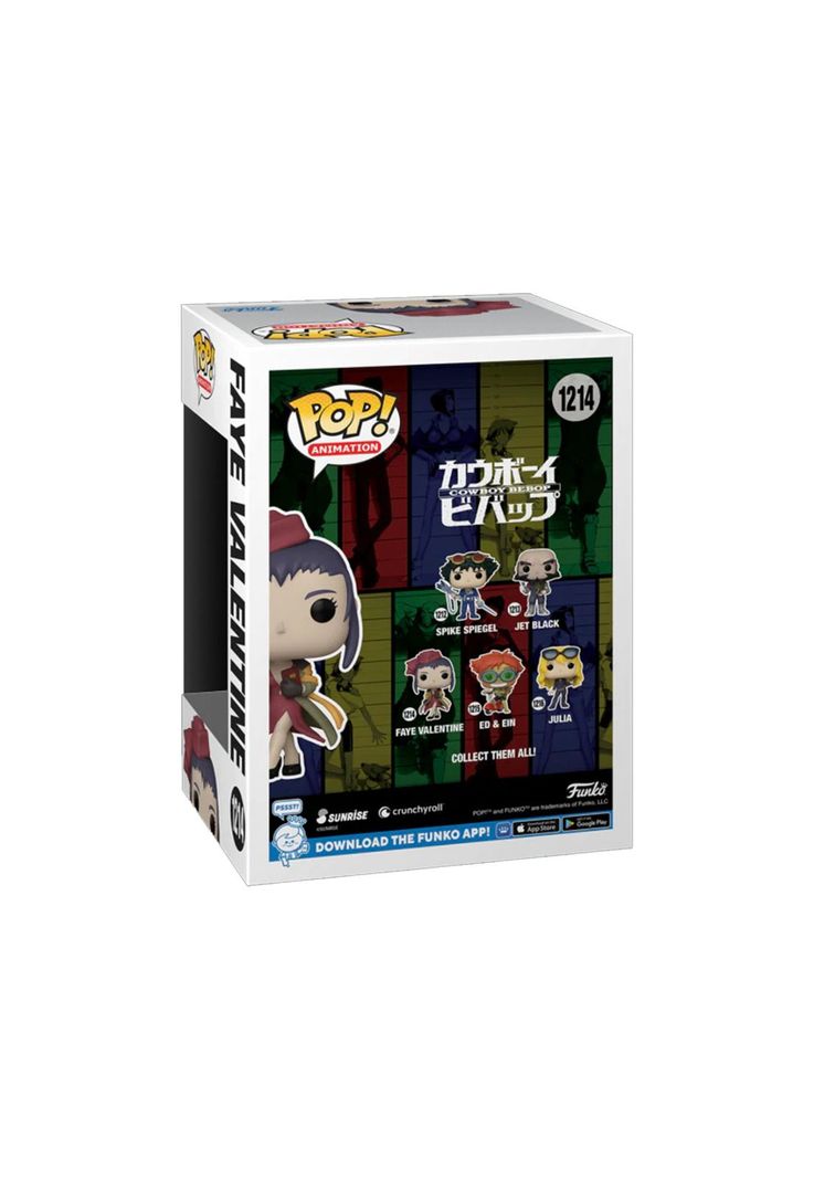 Funko Pop Animation Cowboy Bebop Faye Valentine 1214-1