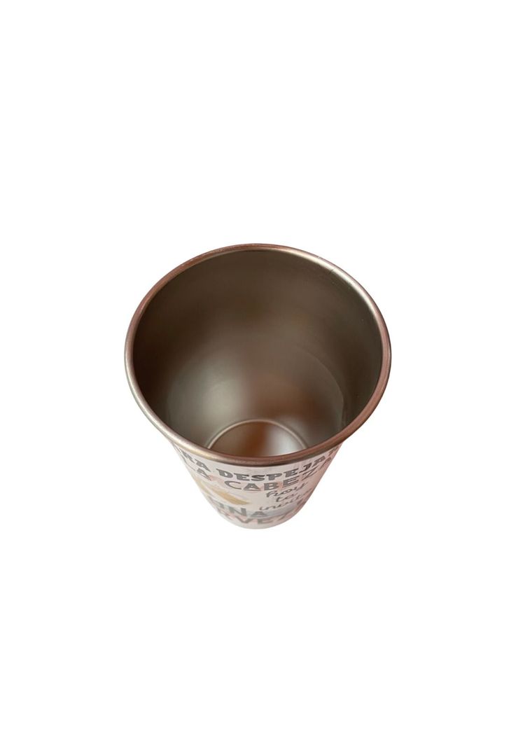 Vaso Cervecero De Acero Inoxidable 470cc Frase Mod.03-1