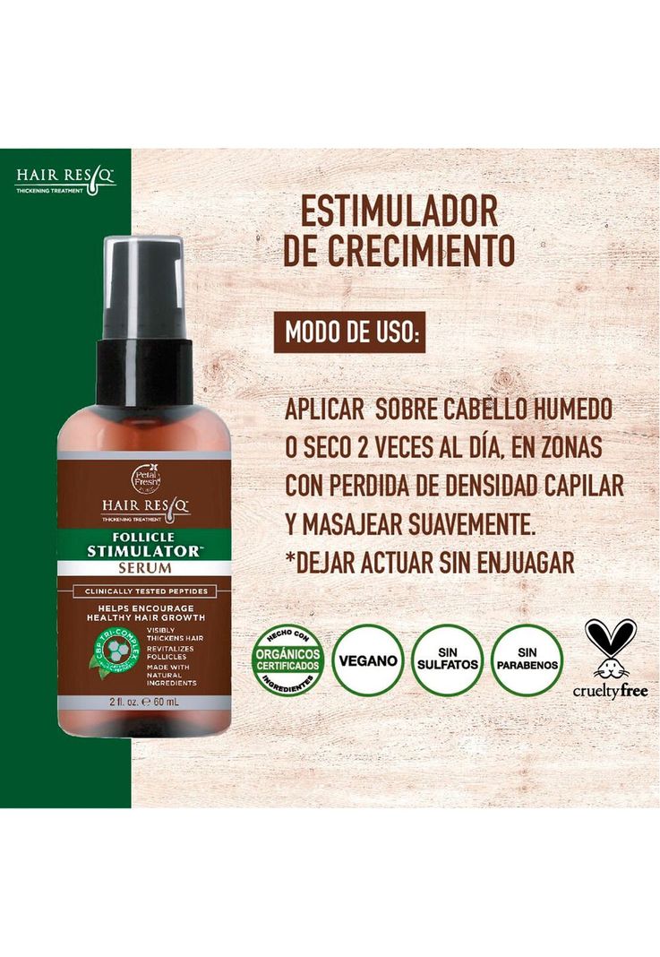 Hair Resq Serum Estimulador De Crecimiento Cabello 60 Ml-3