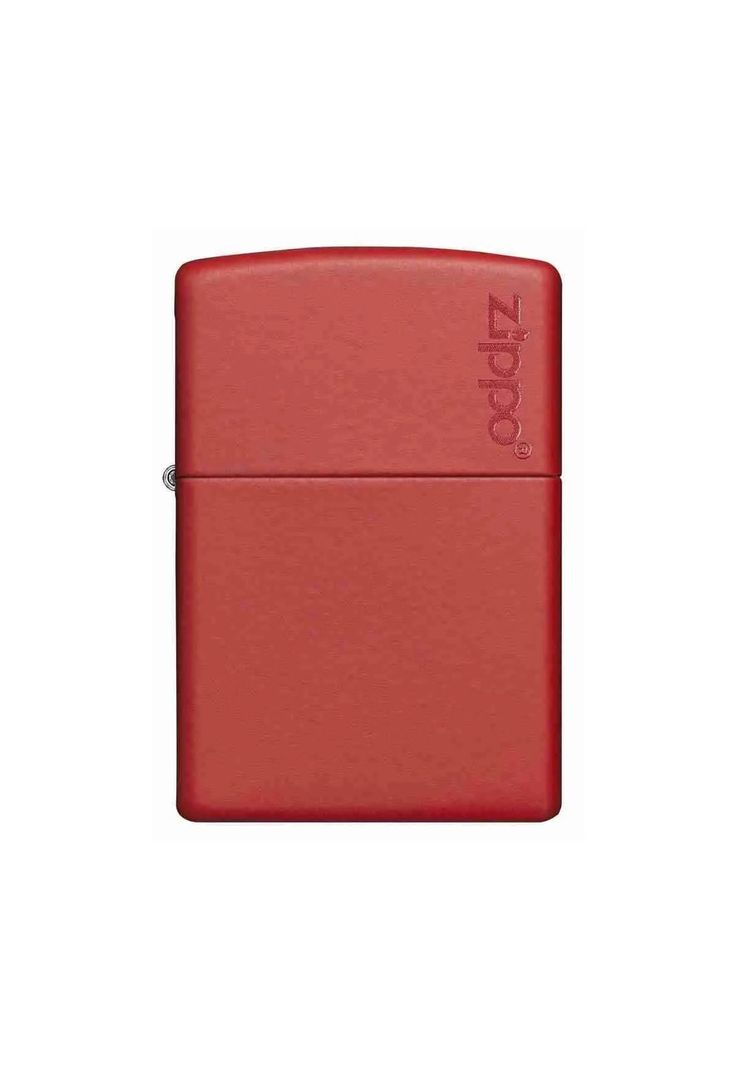 Encendedor Zippo Red Matte With Logo Rojo ZP233ZL-0