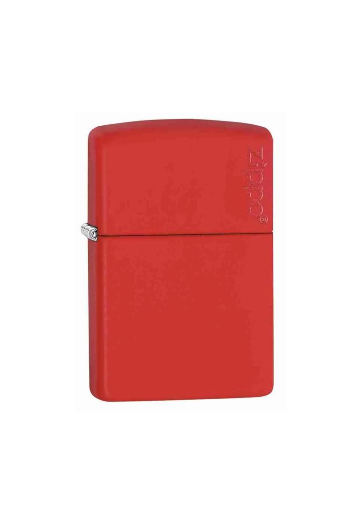 Encendedor Zippo Red Matte With Logo Rojo ZP233ZL-2
