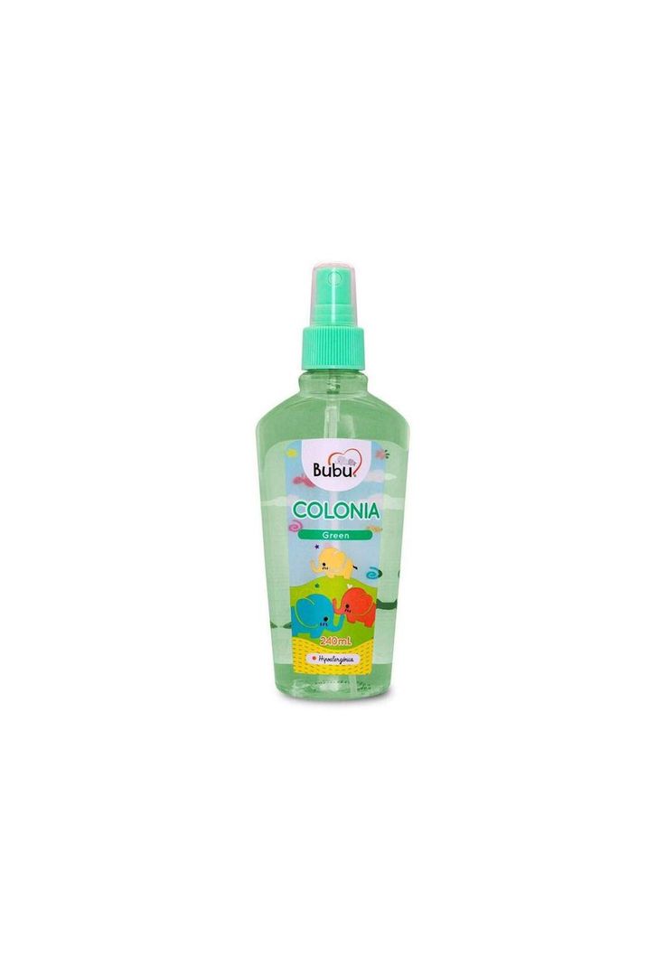 Bubu Colonia Para Bebe Green Hipoalergenica 240 Ml-0