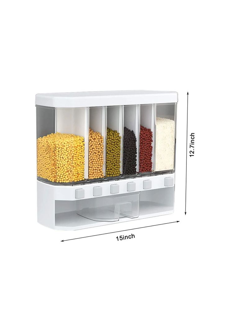 Dispensador De Cereales Granos 6 En 1-3