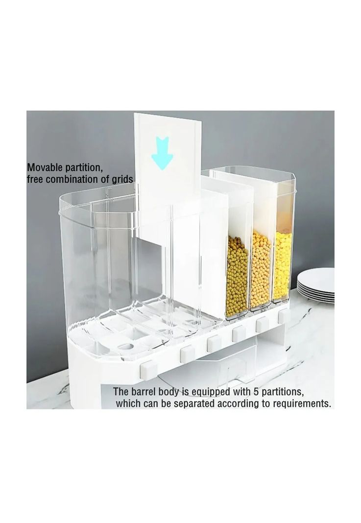 Dispensador De Cereales Granos 6 En 1-4