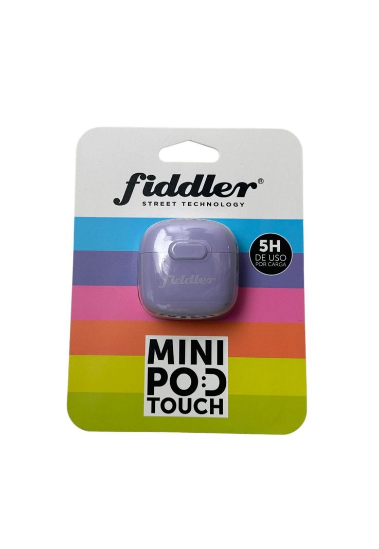 Audifono Fiddler Colors Morado Mini Pod Touch Inalambrico-1