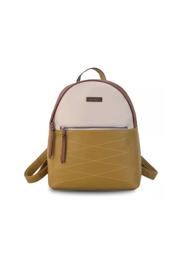 Mochila Doha Hueso Pistacho y Café Lincoln's-0
