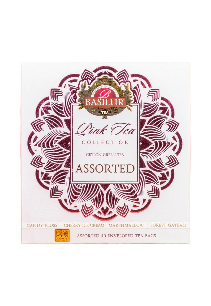 Te Basilur Verde Pink Tea Assorted 40 bolsas-1