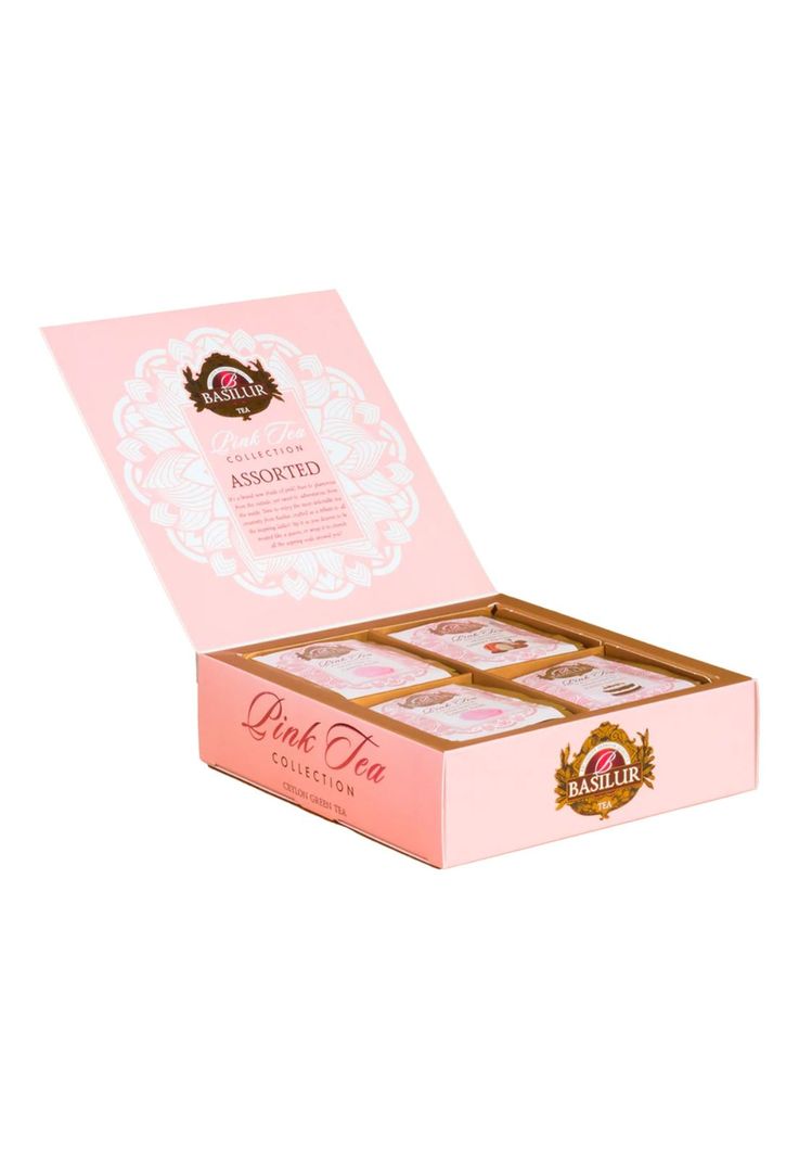Te Basilur Verde Pink Tea Assorted 40 bolsas-2