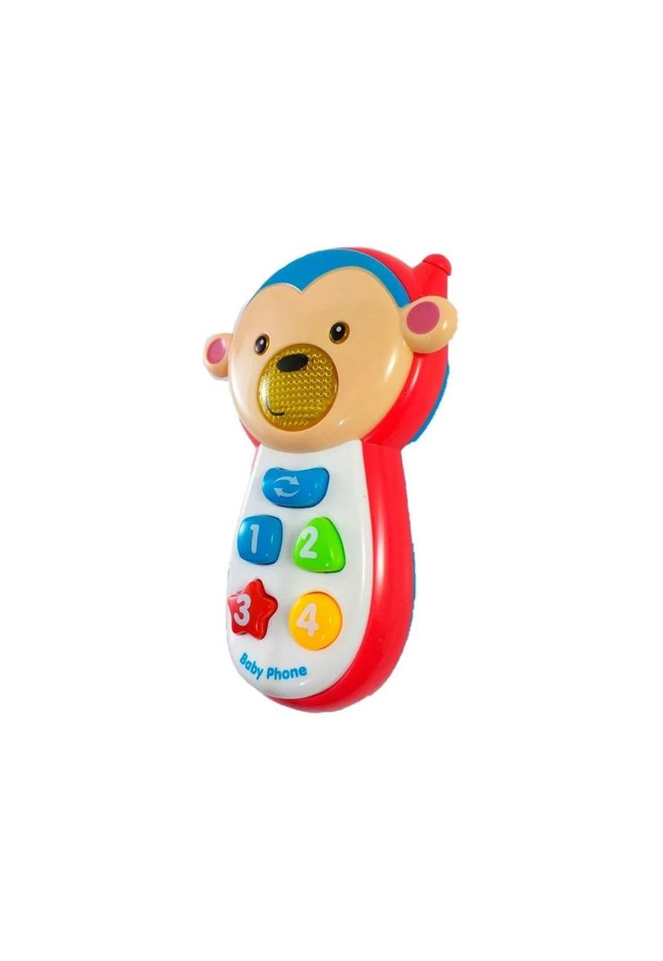Juguete Infantil Telefono Musical Bubu Diseño Mono-0