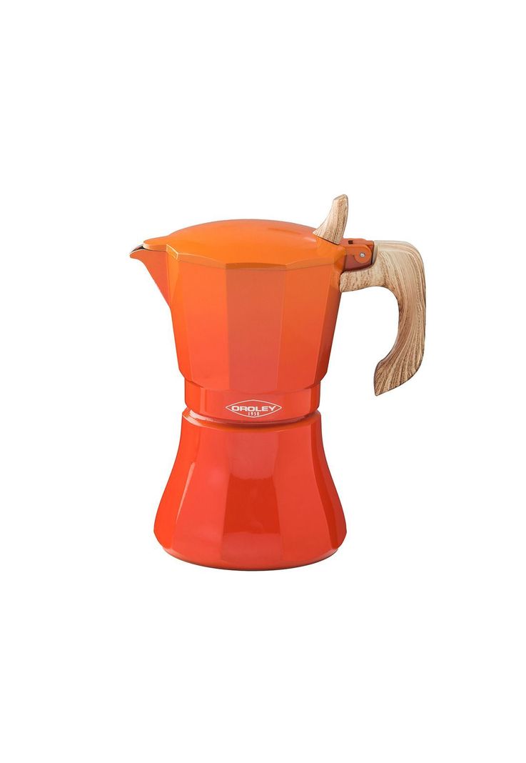 Cafetera Italiana Induccion Petra Orange 9 Tazas Oroley-0