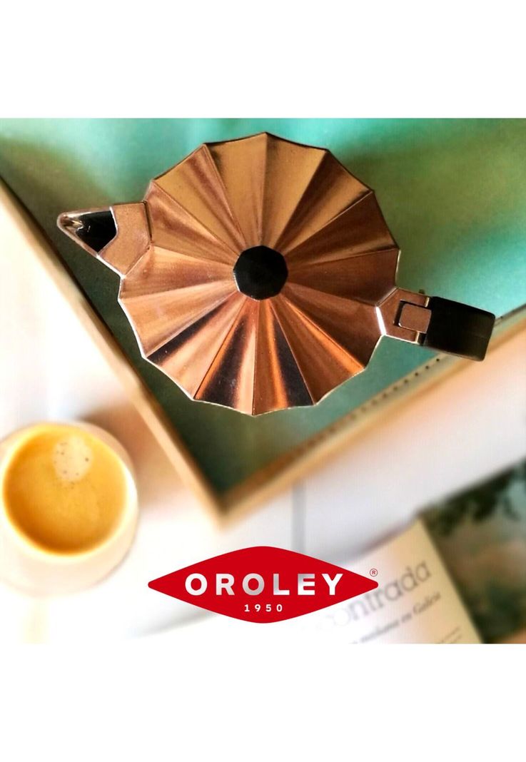 Cafetera Italiana Induccion Petra Orange 9 Tazas Oroley-3