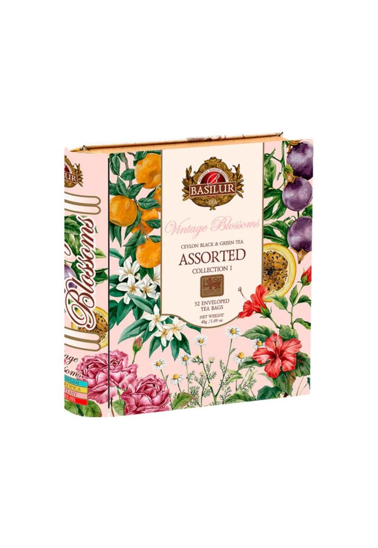 Infusion Frutal Te Basilur Libro Vintage Blossoms 32 Bolsas-0
