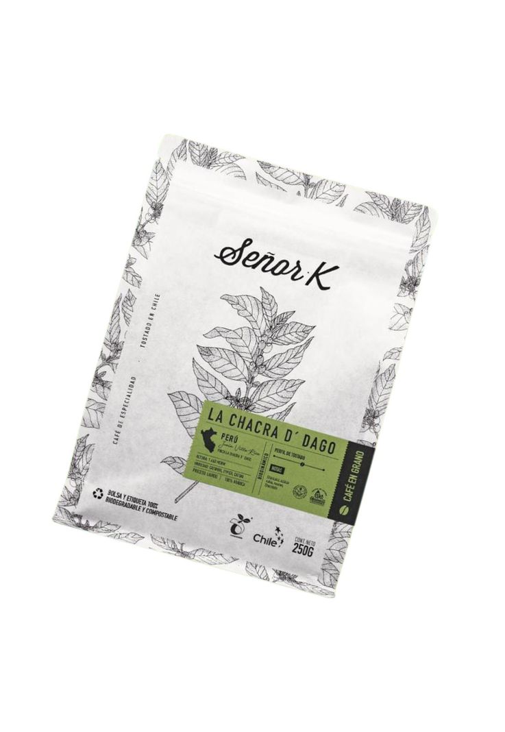 Cafe Especialidad Peru La Chacra 250gr Molido Cafe Señor K-1