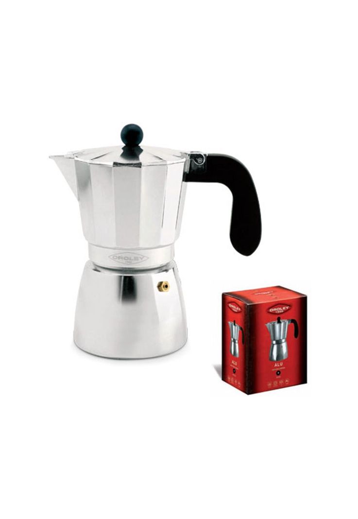 Cafetera Italiana Alu 6 Tazas Oroley-1