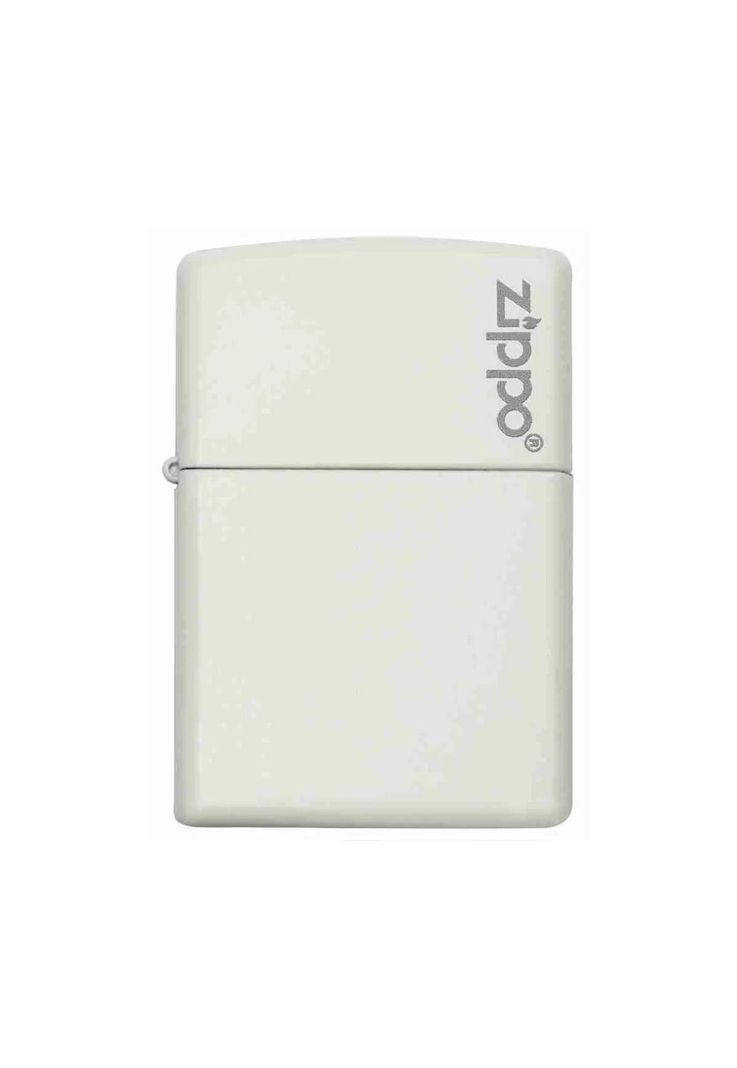 Encendedor Zippo Classic White Matte Logo ZP214ZL -0