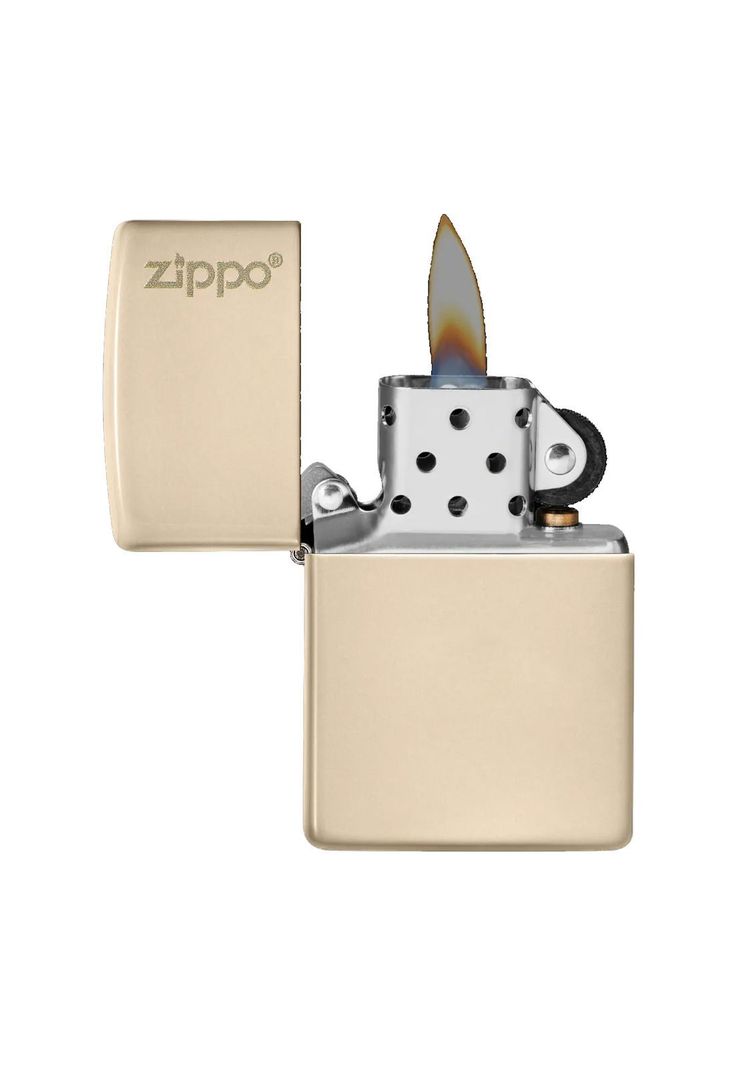 Encendedor Zippo Flat Sand Logo Beige ZP49453ZL-1