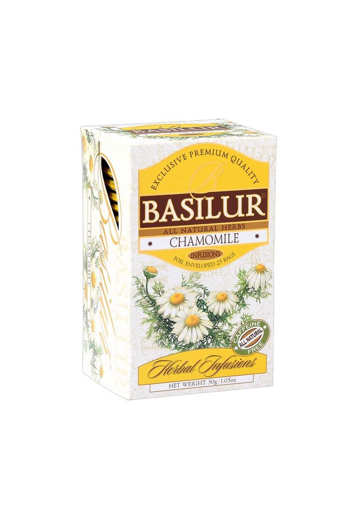 Te Basilur Manzanilla Chamomile Caja 25 bolsas-0