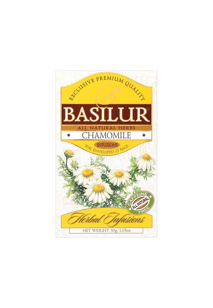 Te Basilur Manzanilla Chamomile Caja 25 bolsas-2