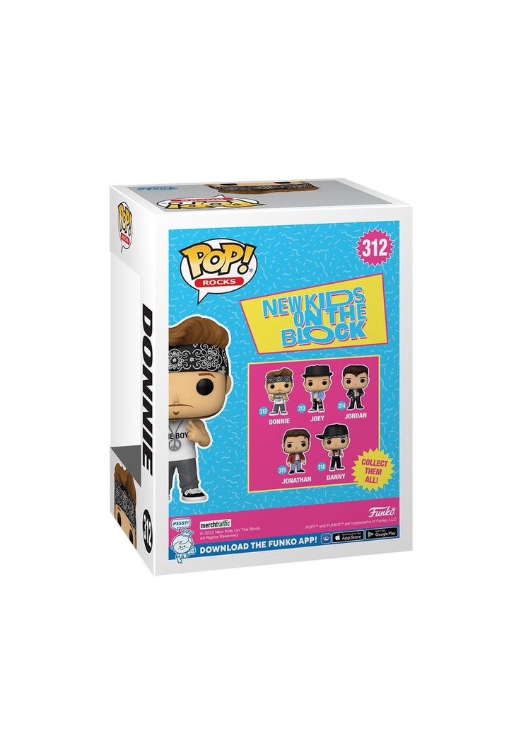 Funko Pop Rocks New Kids On The Block Donnie 312-3